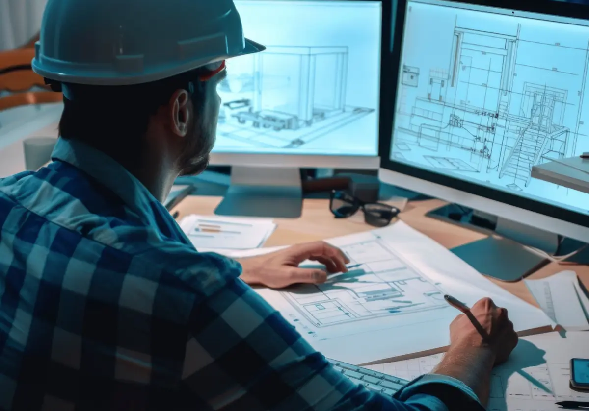 Ductoair design engineer preparing duct fabrication drawings